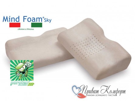 Ортопедическая подушка Vefer Mind Foam Sky Japan 53