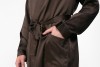 Мужской шелковый халат Luxe Dream Шоколад - Мужской шелковый халат Luxe Dream Шоколад