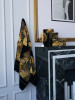 Шенилловое полотенце Feiler  EXOTIKA GOLD 010 black - Шенилловое полотенце Feiler  EXOTIKA GOLD 010 black