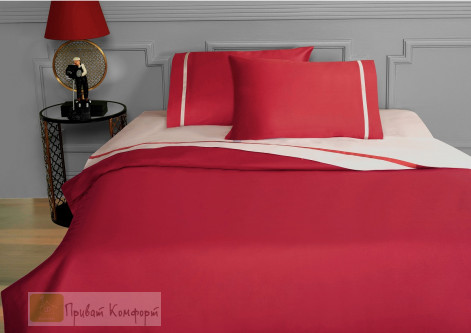Постельное белье Tivolyo Home COVERS бордовый