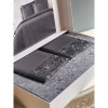Постельное белье Tivolyo Home жаккард ALISA антрацит  - Постельное белье Tivolyo Home жаккард ALISA антрацит 
