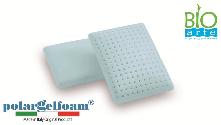 Ортопедическая подушка PolarGelFoam Francia Рекомендовано детям от 2-x лет 