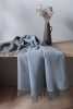 Плед Biederlack CASHMERE PLAID blau-grau - Плед Biederlack CASHMERE PLAID blau-grau
