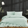 Постельное белье Tivolyo Home deluxe CASUAL бирюзовый - Постельное белье Tivolyo Home deluxe CASUAL бирюзовый