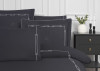 Постельное белье Tivolyo Home CHANEL антрацит  - Постельное белье Tivolyo Home CHANEL антрацит 