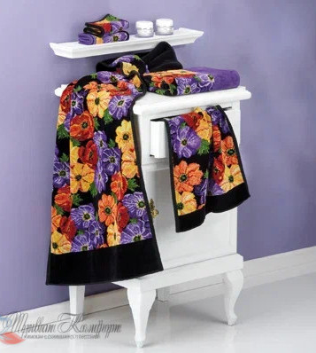 Шенилловое полотенце Feiler IRINA 53 clematis 