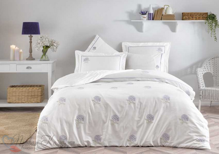 Постельное белье Tivolyo Home ORTANCA лиловый  