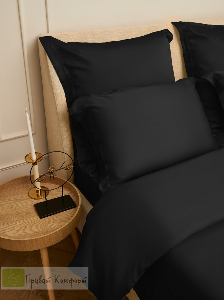 Постельное белье Luxe Dream SENSA Black тенсель  