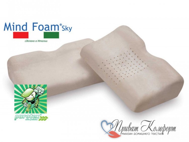 Ортопедическая подушка Vefer Mind Foam Sky Japan 53 