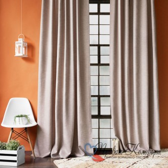 Комплект штор с подхватами Бадди коричневый, Pasionaria