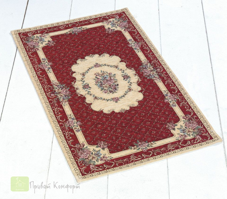 Коврик Finicop BOUQUET bordeaux 
