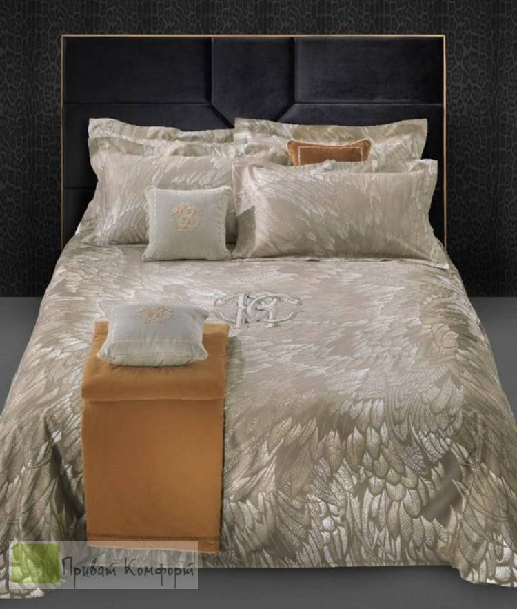 Постельное белье Roberto Cavalli PLUMAGE avorio 