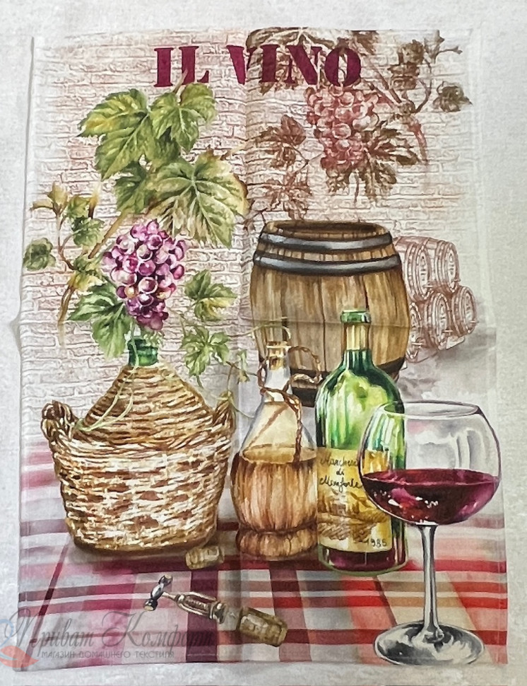 Кухонное полотенце IL VINO, 100% лен  
