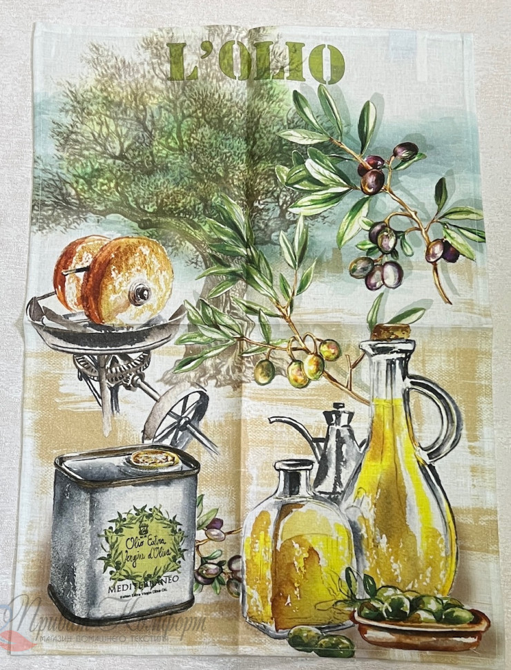 Кухонное полотенце L'OLIO, 100% лен  