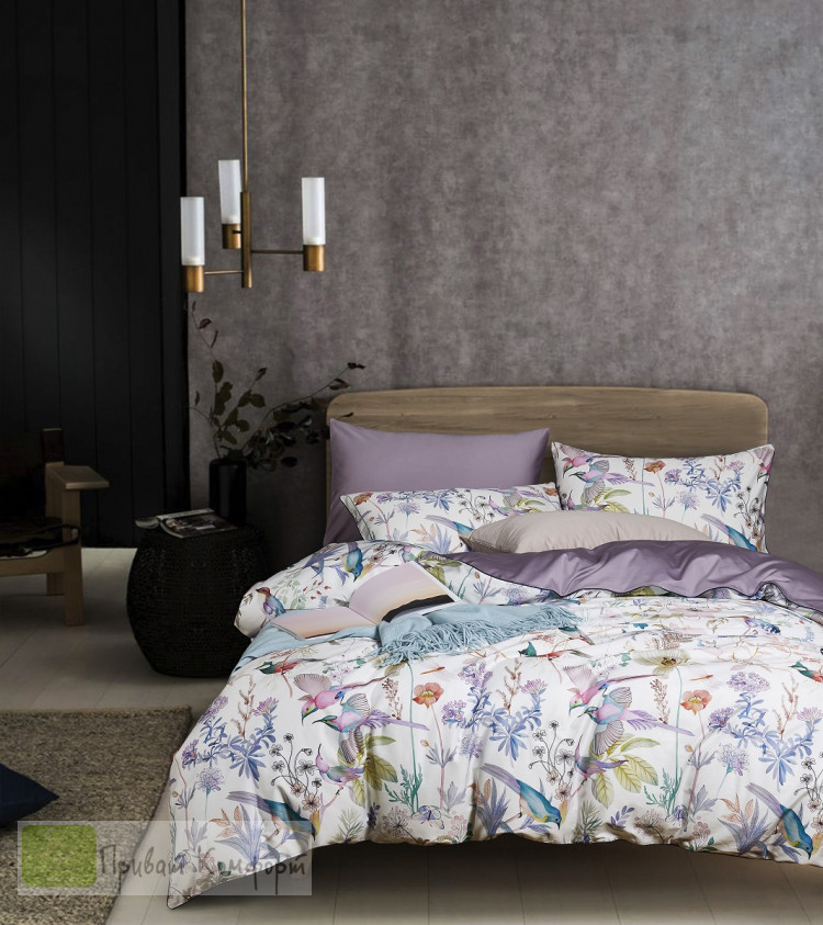 Постельное белье Luxe Dream BIRDS египетский хлопок 