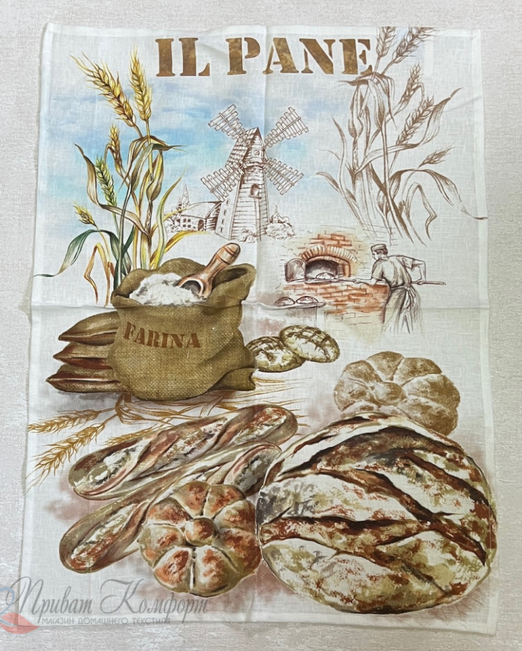 Кухонное полотенце IL PANE, 100% лен 