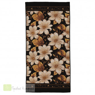 Шенилловое полотенце Feiler LILLY 010 schwarz 