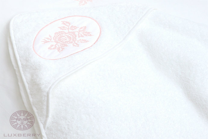 Luxberry полотенце с капюшоном Rose 