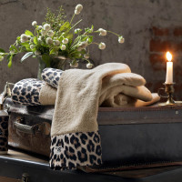 Набор полотенец Tivolyo Home LEOPARD 3 предмета + ароматизатор