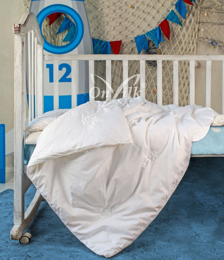Детское шелковое одеяло Comfort Premium Baby теплое  110x140 