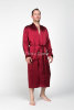 Мужской шелковый халат Luxe Dream красный - Мужской шелковый халат Luxe Dream красный