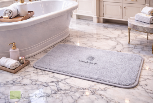Коврик для ванной Коврик LOGO SANDERSON GRIGIO 