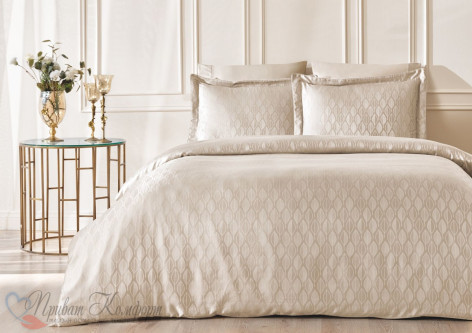 Постельное белье Tivolyo Home STELLA бежевый