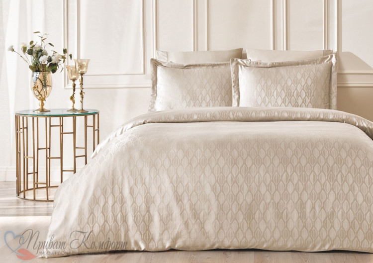 Постельное белье Tivolyo Home STELLA бежевый 
