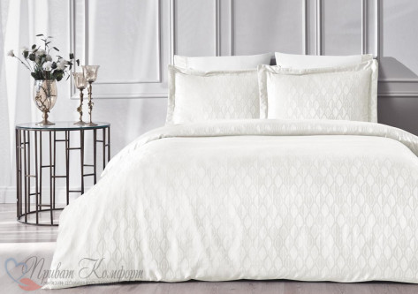 Постельное белье Tivolyo Home STELLA кремовый