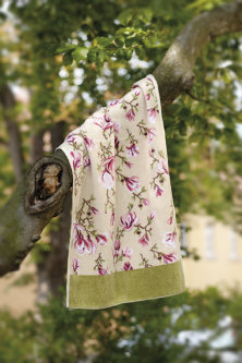 Шенилловое полотенце Magnolia beige 180 schilf, Feiler