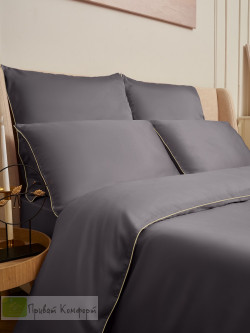 Постельное белье Luxe Dream INFINITY Graphite тенсель 