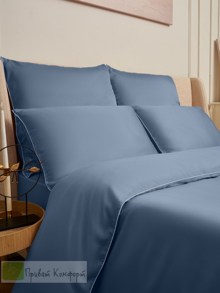 Постельное белье Luxe Dream INFINITY Blue тенсель 