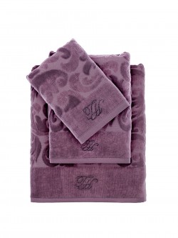 Набор полотенец Tivolyo Baroc фиолетовый 3 предмета