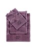 Набор полотенец Tivolyo Baroc фиолетовый 3 предмета - Набор полотенец Tivolyo Baroc фиолетовый 3 предмета