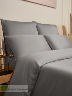 Постельное белье Luxe Dream INFINITY Grey тенсель 