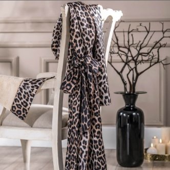 Женский халат Leopard