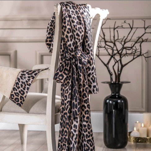 Женский халат Tivolyo Home LEOPARD 