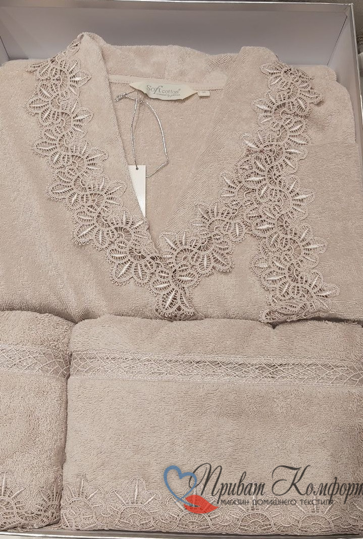 Подарочный набор женский Victoria lila, Soft Cotton 
