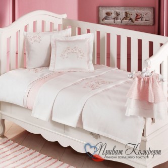 Детское постельное белье Family Bebe розовый
