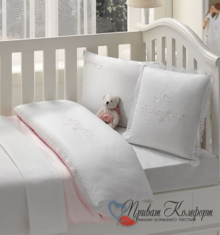 Детское постельное белье Couple bebe розовый