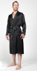 Мужской шелковый халат Luxe Dream Black Line - Мужской шелковый халат Luxe Dream Black Line