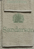 Комплект полотенец Sanderson LOGO RICAMATO бежево-оливковый 3шт.