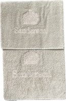 Комплект полотенец Sanderson LOGO RICAMATO бежевый 3шт.