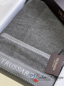 Комплект полотенец Trussardi RIBBON dark grey 2 шт.