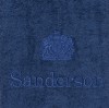 Комплект полотенец 3 шт. Logo ricamato темно-синий, Sanderson - Комплект полотенец 3 шт. Logo ricamato темно-синий, Sanderson