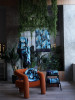 Шенилловое полотенце Feiler BRISE 221 navy blue  - Шенилловое полотенце Feiler BRISE 221 navy blue 