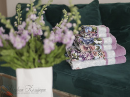 Шенилловое полотенце Feiler ANASTASIYA 55 lavender
