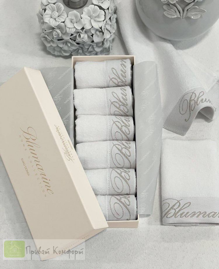 Комплект полотенец  для рук Blumarine SPA bianco 6 шт  